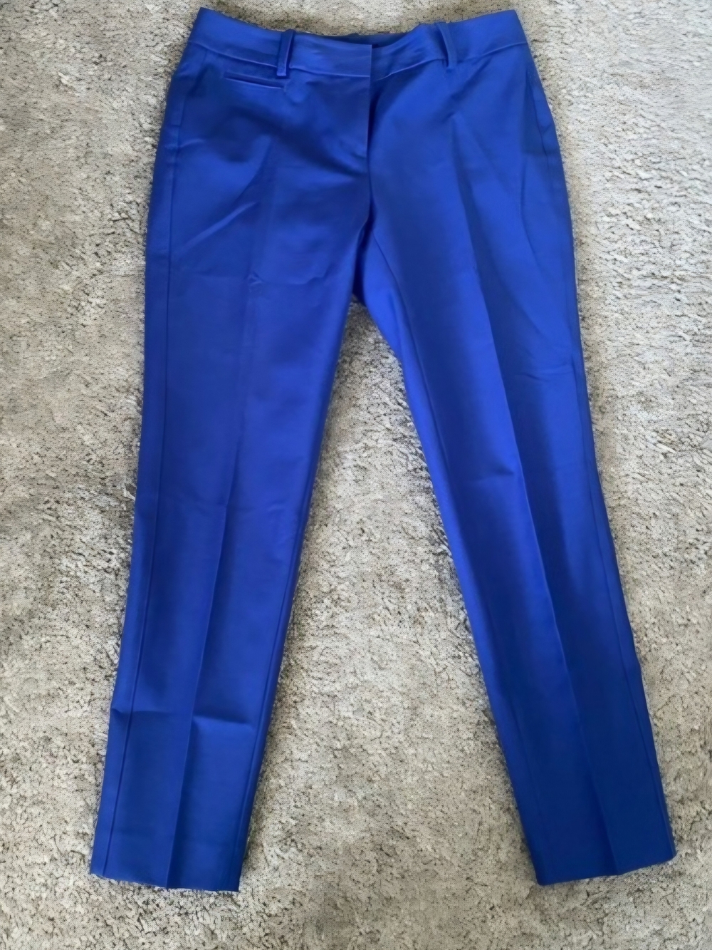 Cobalt Blue Tailored Dress Pants